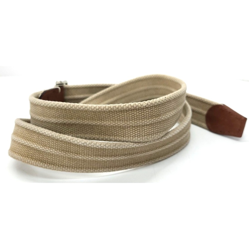 johnnie O Brentwood Washed Canvas D Ring Belt On the Go Beige Size XXL - Picture 3 of 12